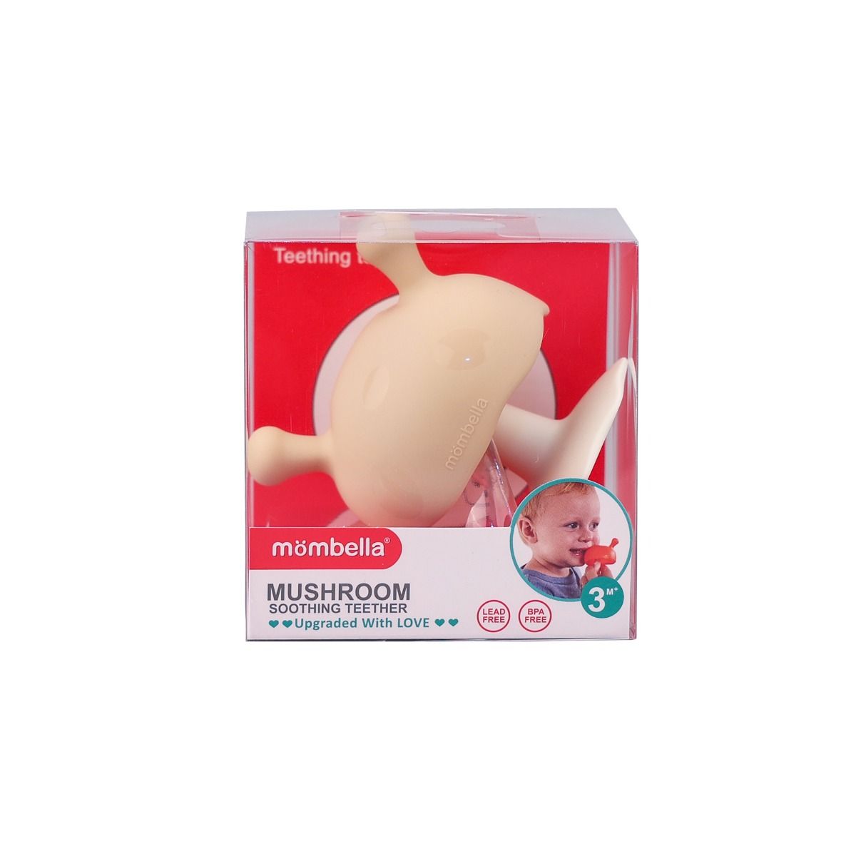 Mombella - Mushroom Teether | Beige