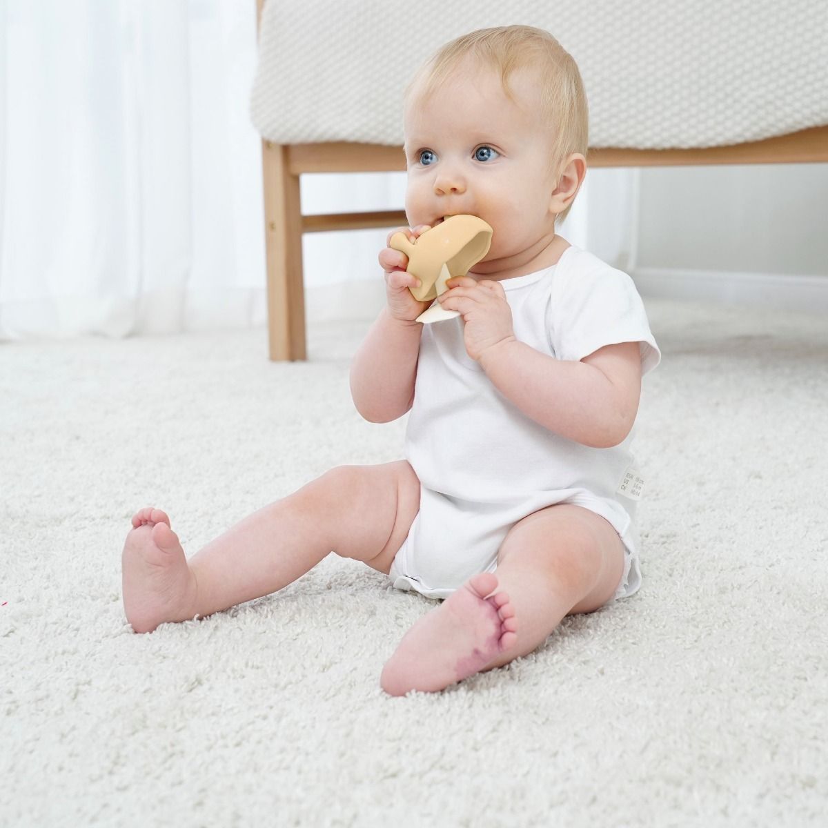 Mombella - Mushroom Teether | Beige