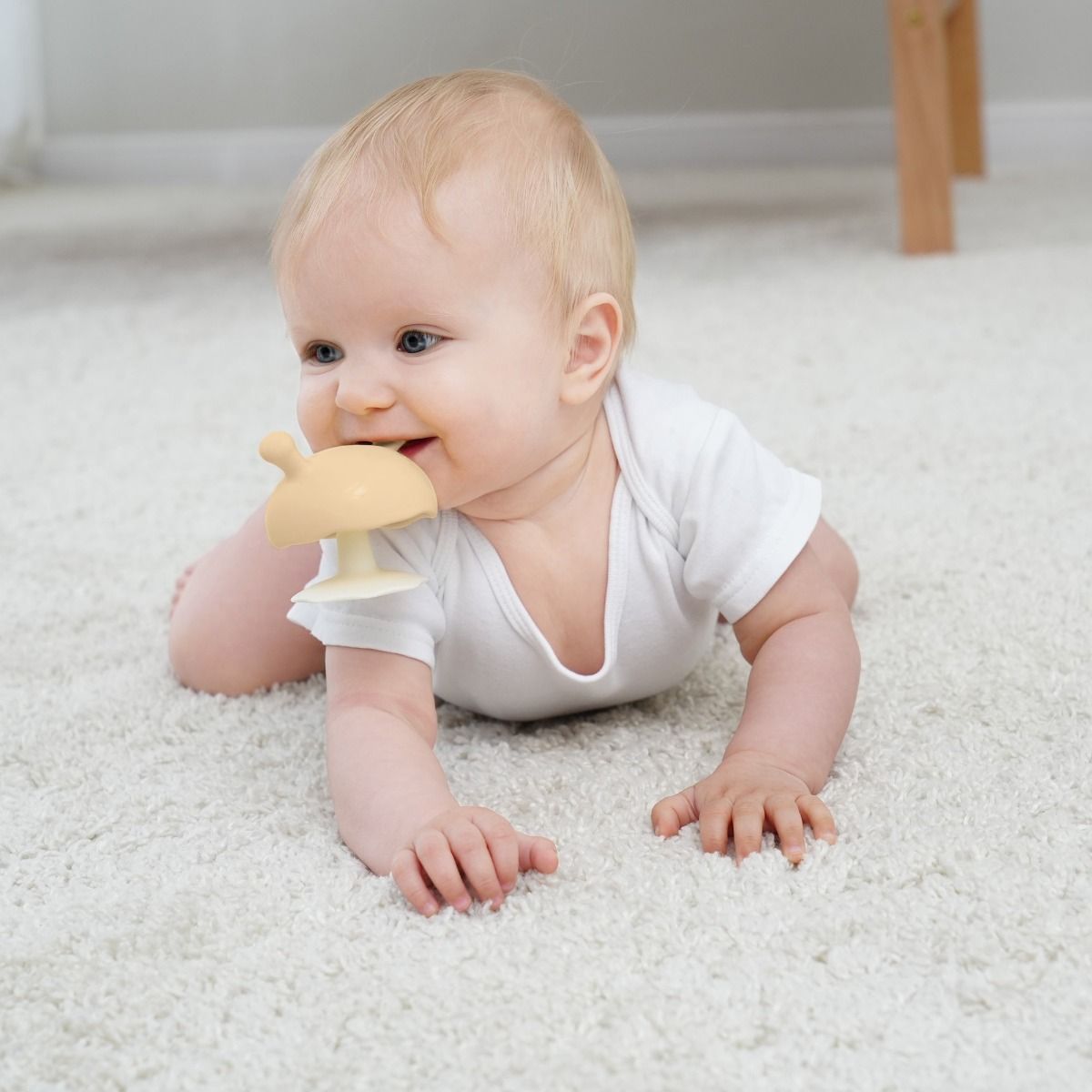 Mombella - Mushroom Teether | Beige