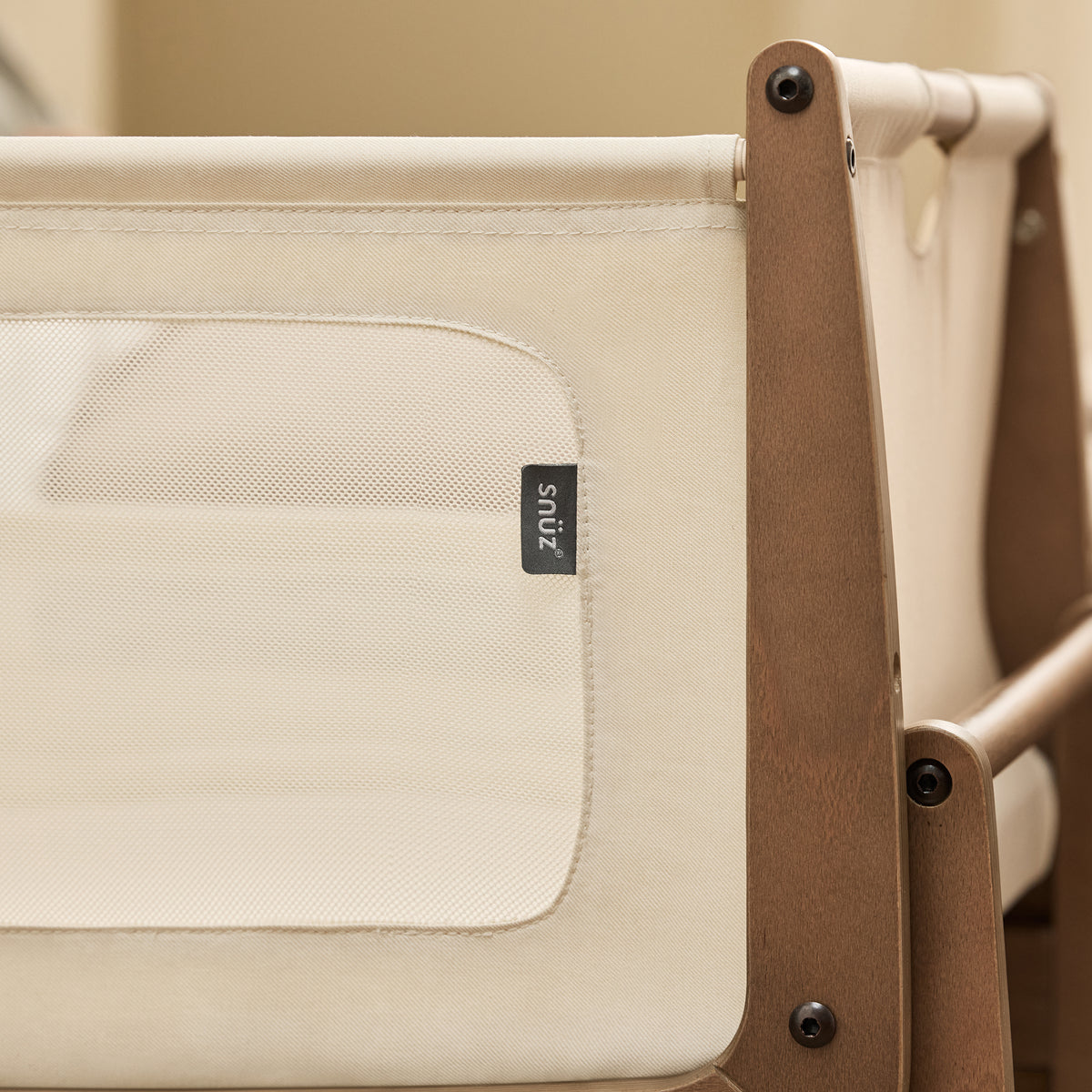Snuzpod 5 - Bedside Co-Sleeper | Walnut