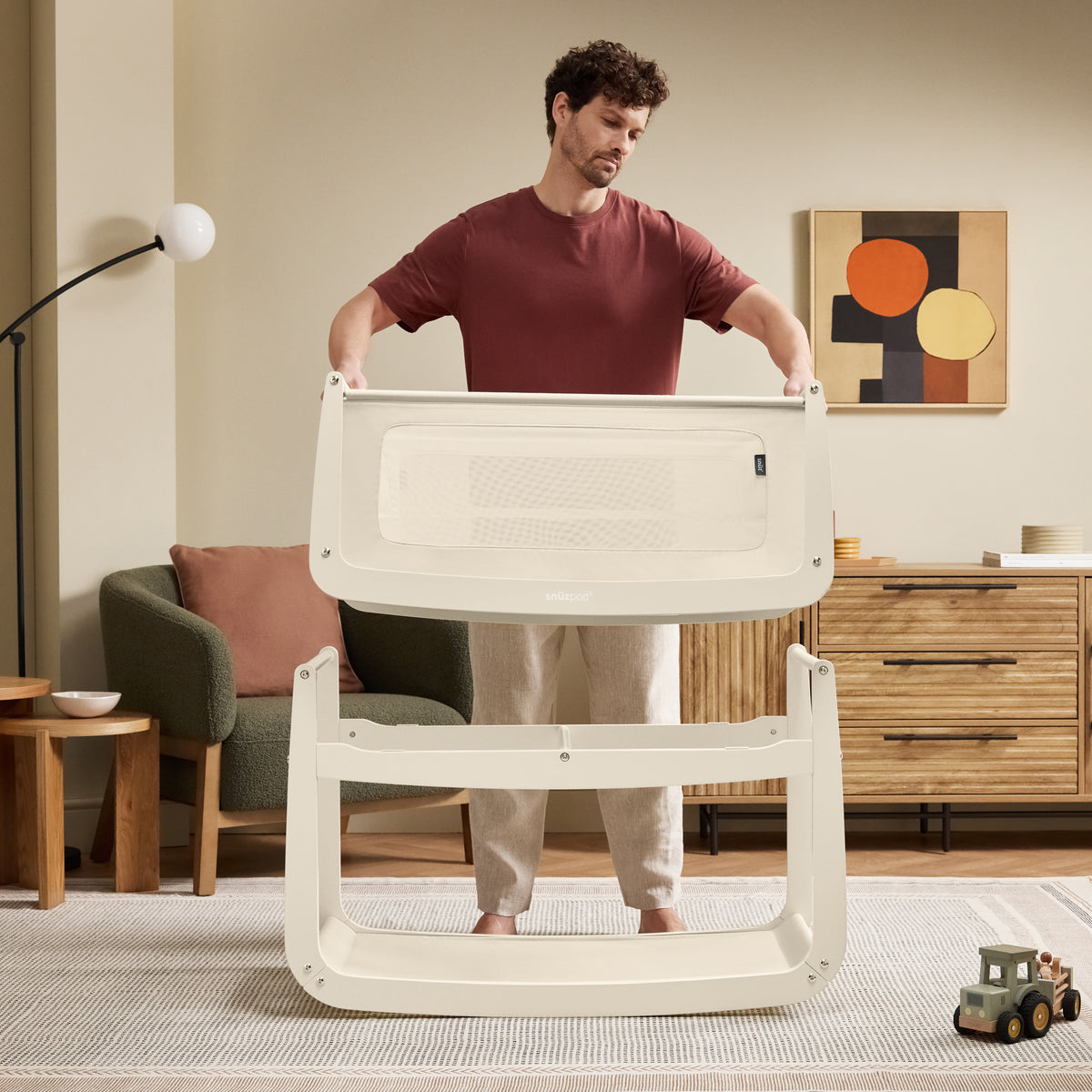 Snuzpod 5 - Bedside Co-Sleeper | Cashmere