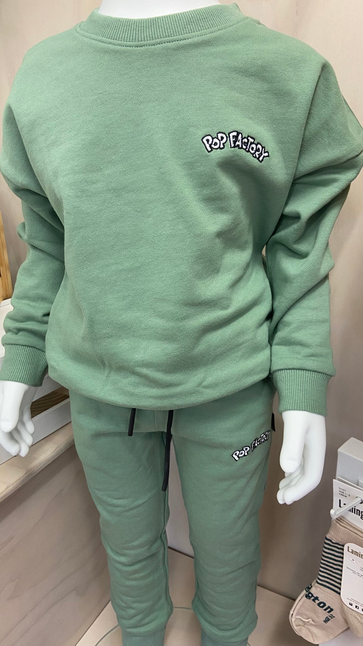 Pop Factory - Trackies  | Sage