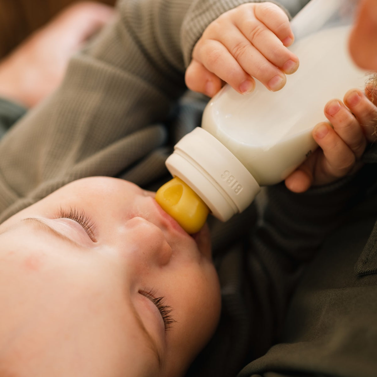 BIBS - Glass Bottle Set - 110ml | Sage