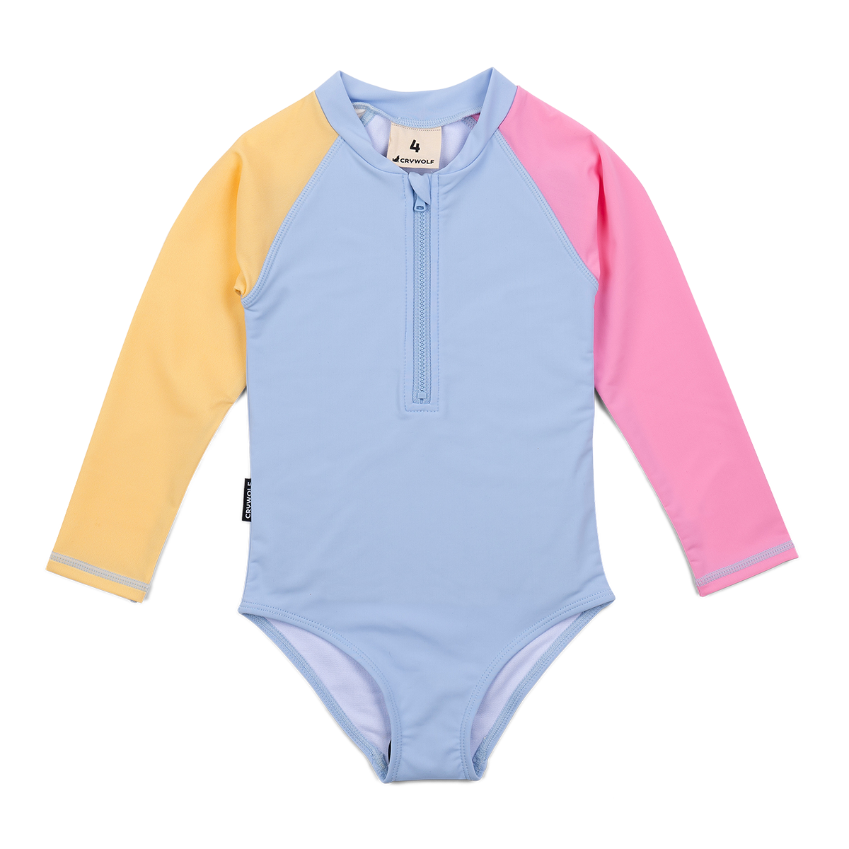 Crywolf - Long Sleeve Swimsuit | Pop Colourblock