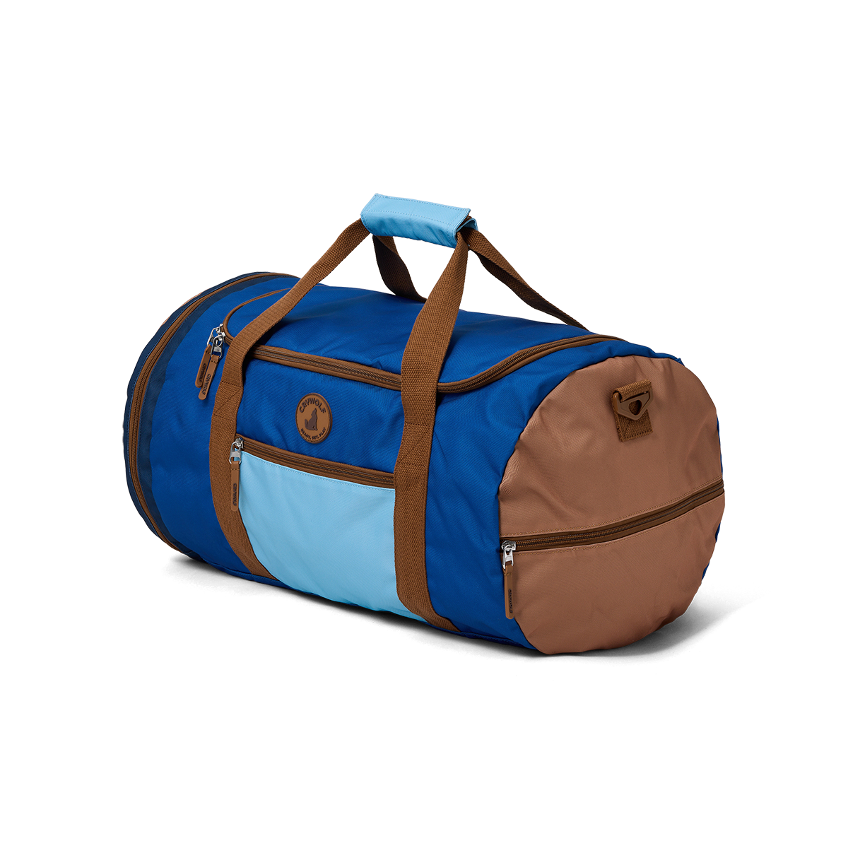 Crywolf - Packable Duffel Bag | Deep Sea Colourblock