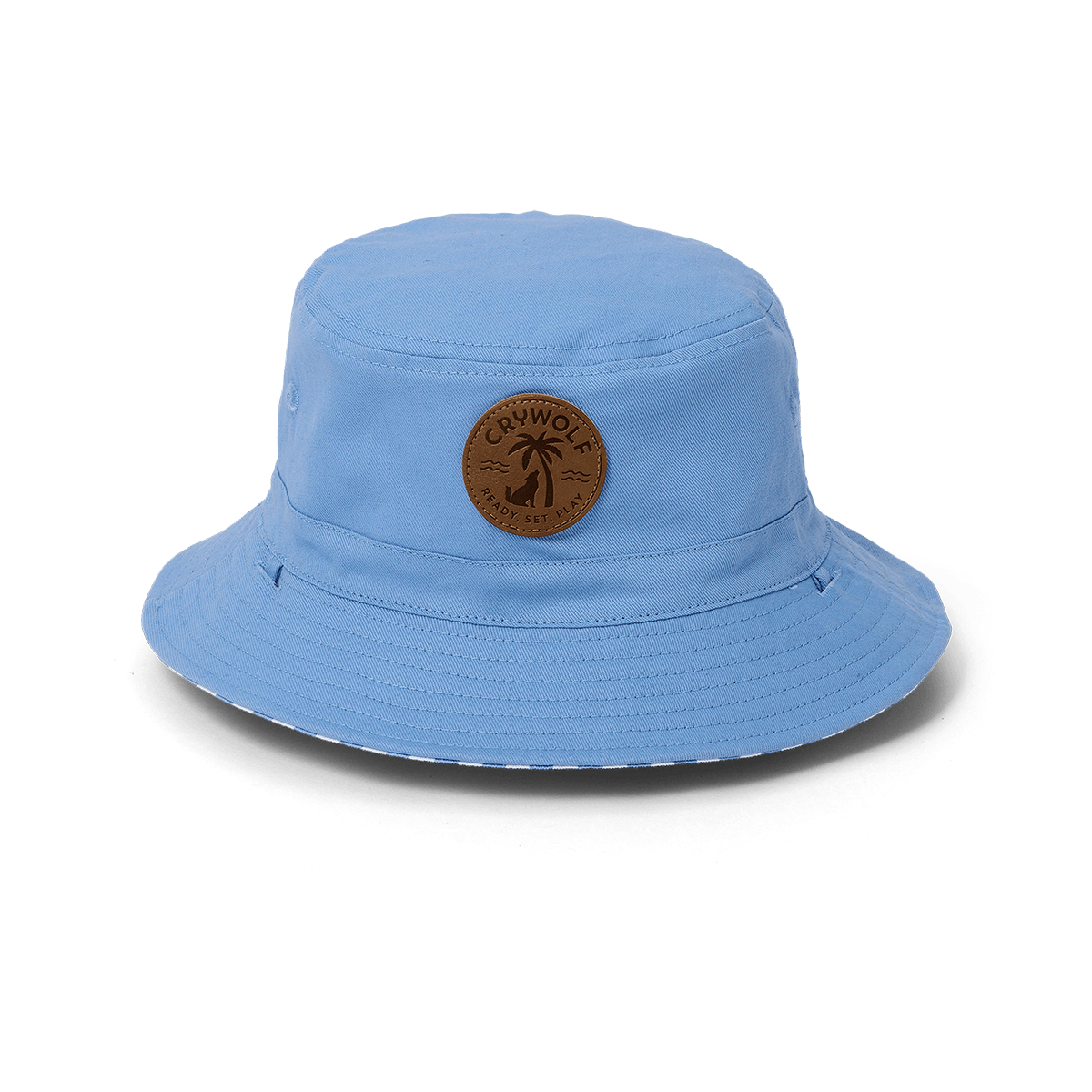 Crywolf - Reversible Bucket Hat | Sky Blue Stripe