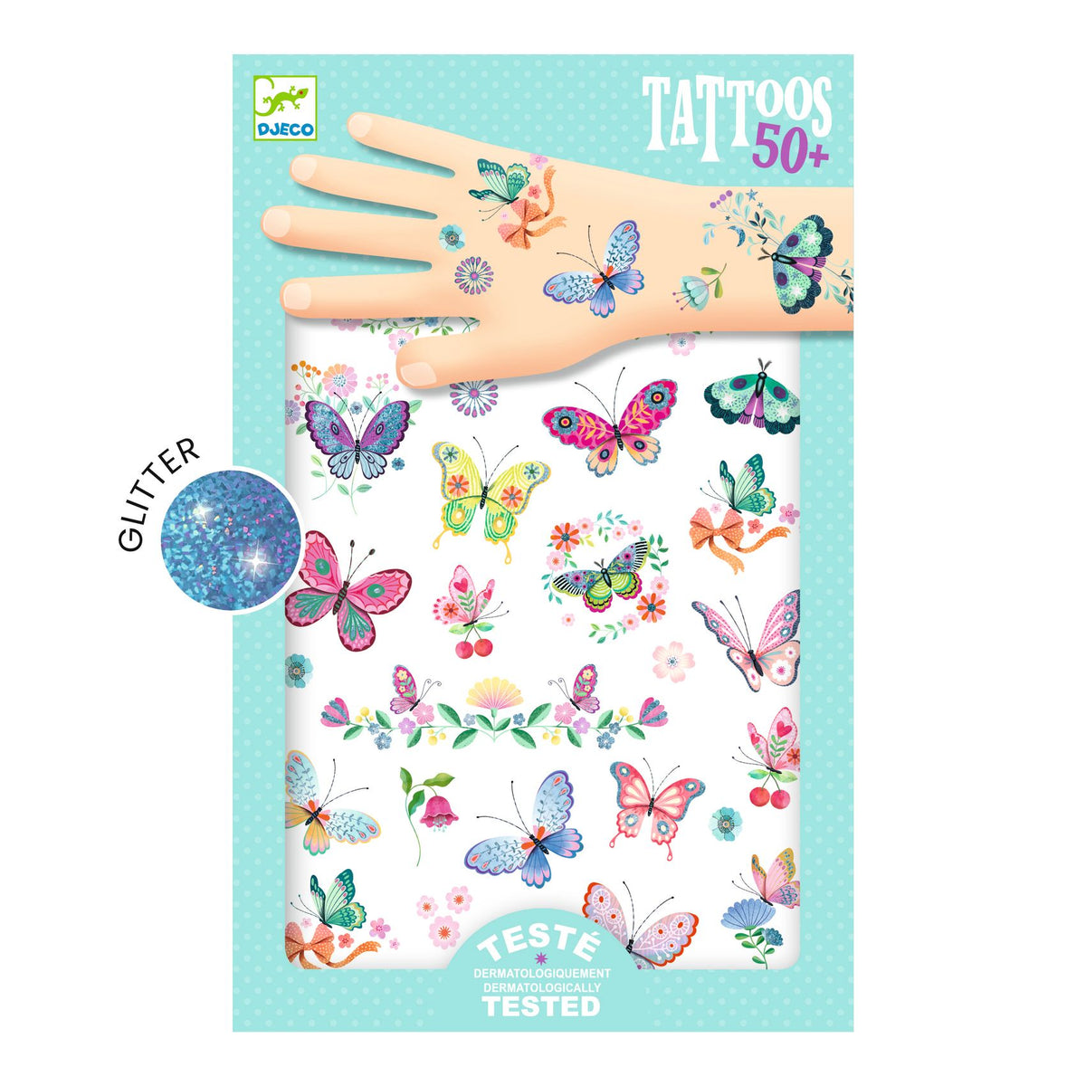 Djeco - Temporary Tattoos | Dream Butterflies
