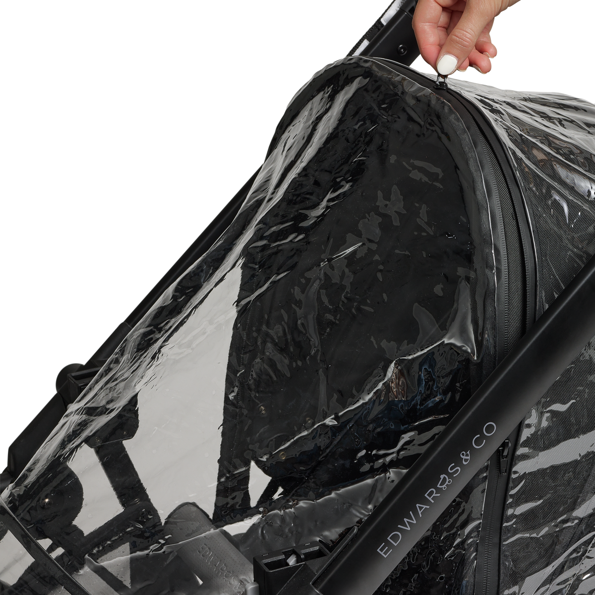 Edwards & Co - Olive Second Seat Rain Cover