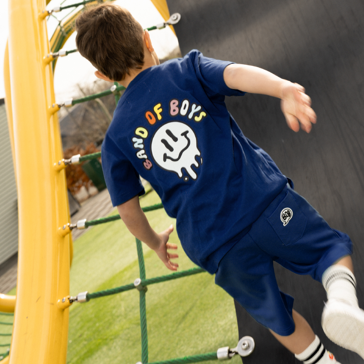 Band of Boys - Navy Smiles Tee