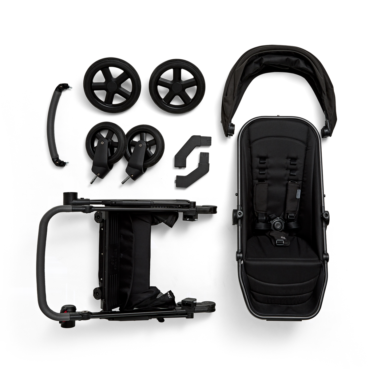 Edwards & Co - Double Stroller Bundle | Ochre Grey