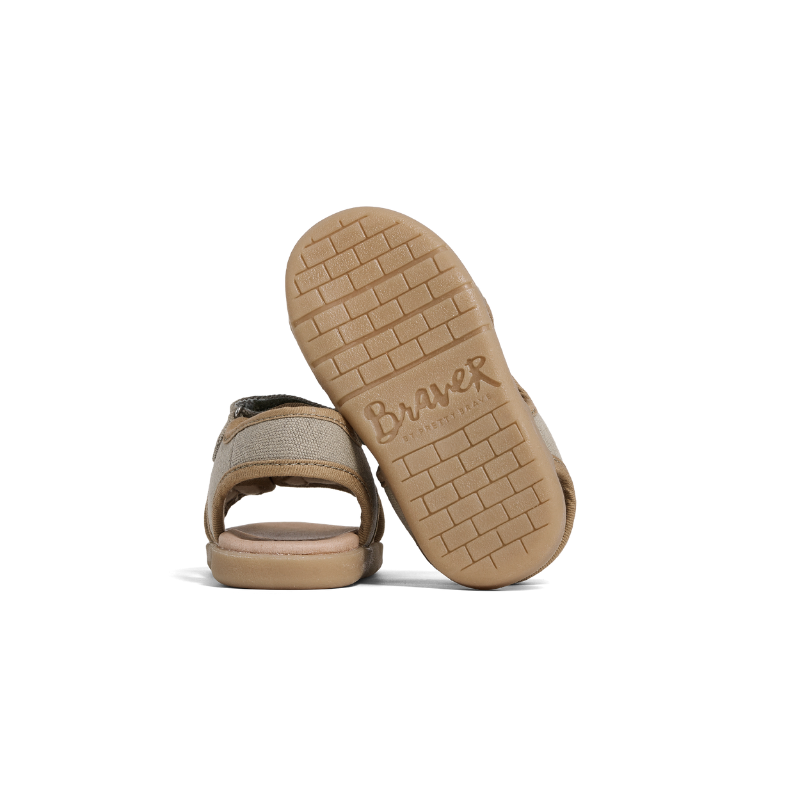 Pretty Brave - Play Sandal | Khaki