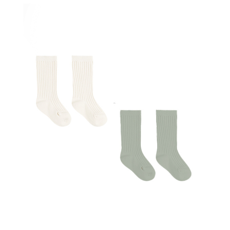 Quincy Mae - Sock Set | Natural + Sage