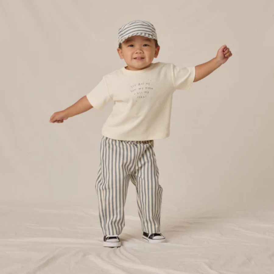 Quincy Mae - Grayson Pant | Ocean Stripe