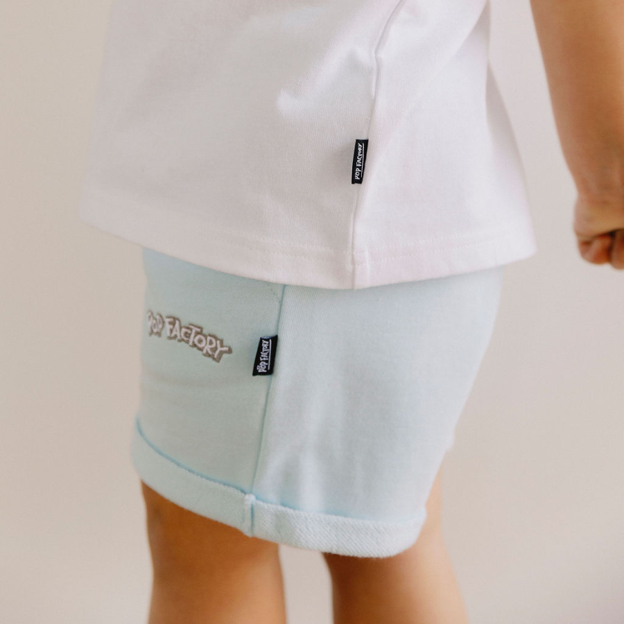 Pop Factory - Classic Track Short | Ice Blue