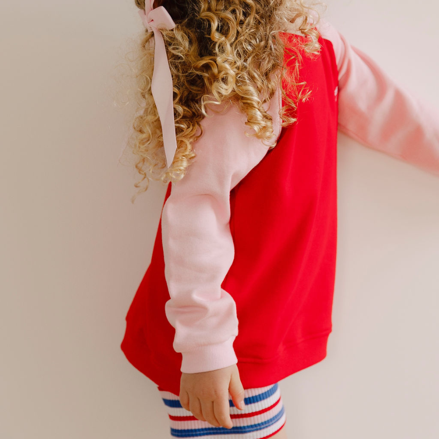 Pop Factory - Raglan Crew | Scarlet Paper Plane