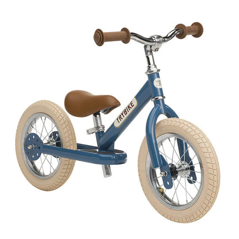 Trybike - Vintage 2 in 1 Trike | Balance Bike - Blue