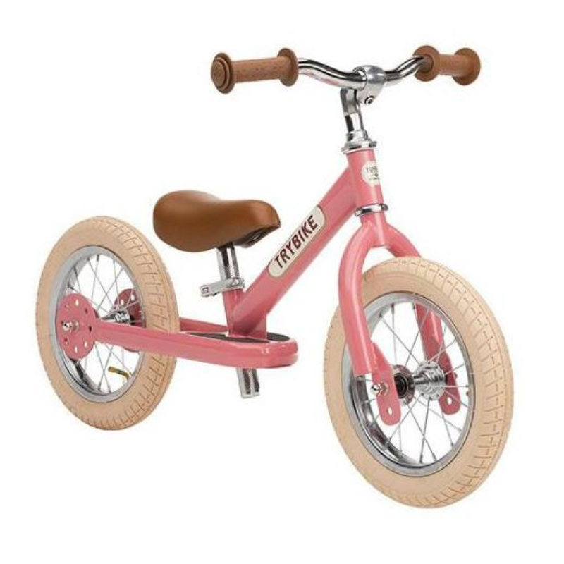 Trybike - Vintage 2 in 1 Trike | Balance Bike - Pink