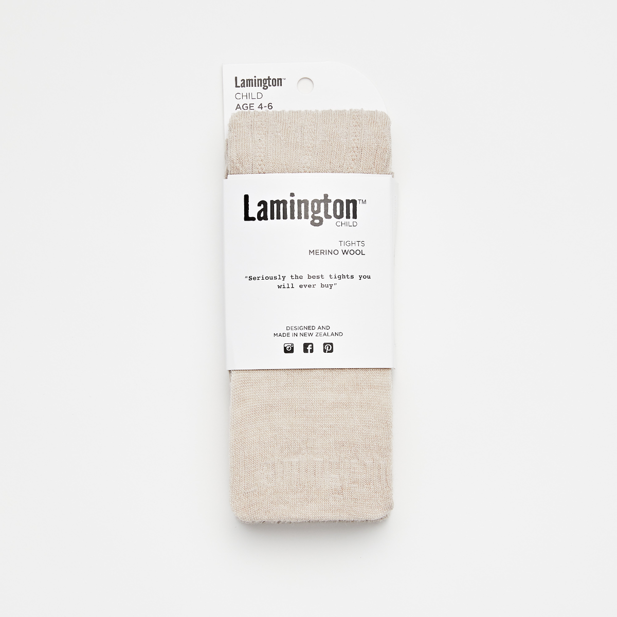 Lamington - Merino Wool Cable Knit Tights | Oatmeal