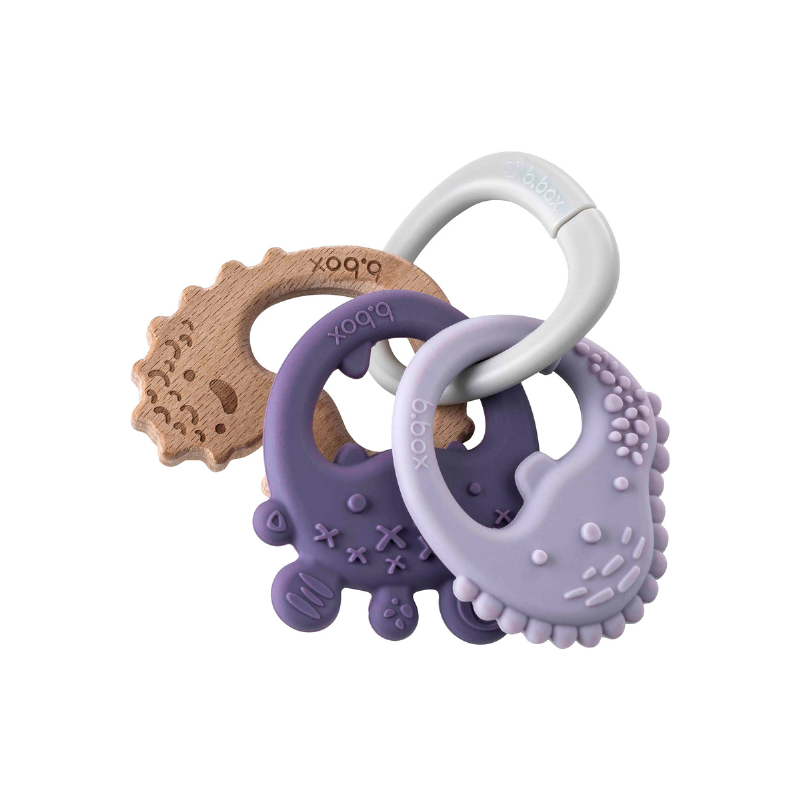 b.box - Trio Teether | Purple