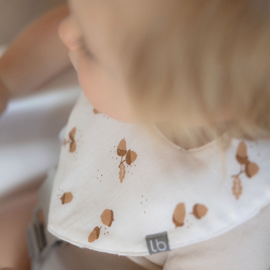 Little Bamboo - Muslin Bib 5pk | Acorn