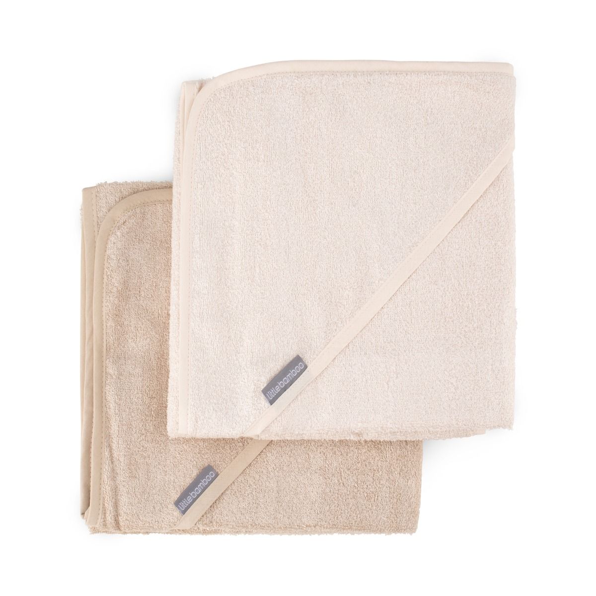 Little Bamboo - Hooded Towel 2pk | Coffee