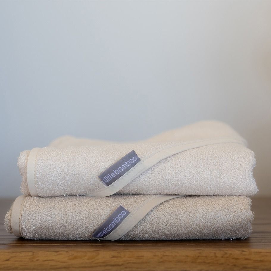 Little Bamboo - Hooded Towel 2pk | Coffee