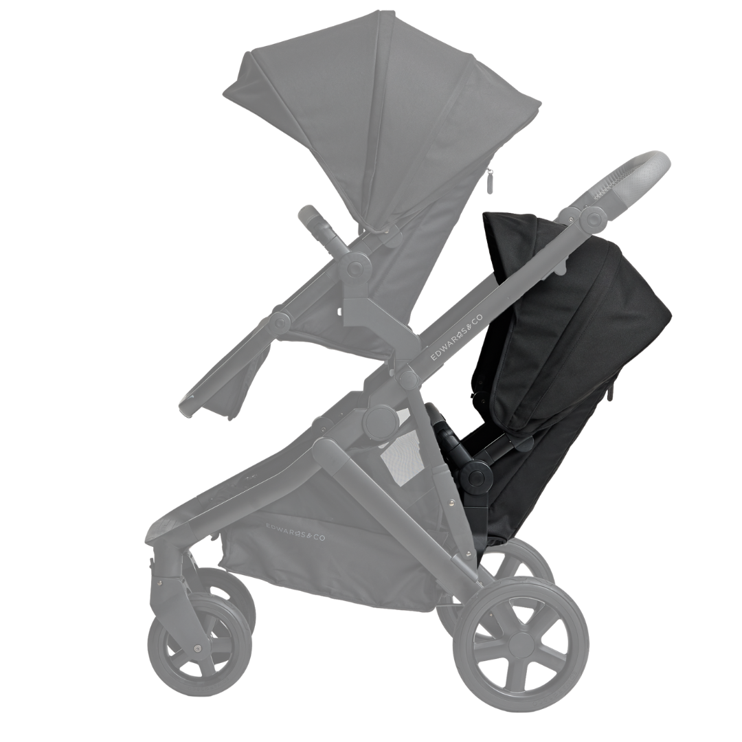 Edwards & Co - Double Stroller Bundle | Olive Black Luxe