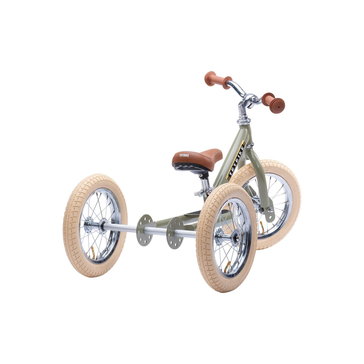 Trybike - Vintage 2 in 1 Trike | Balance Bike - Green