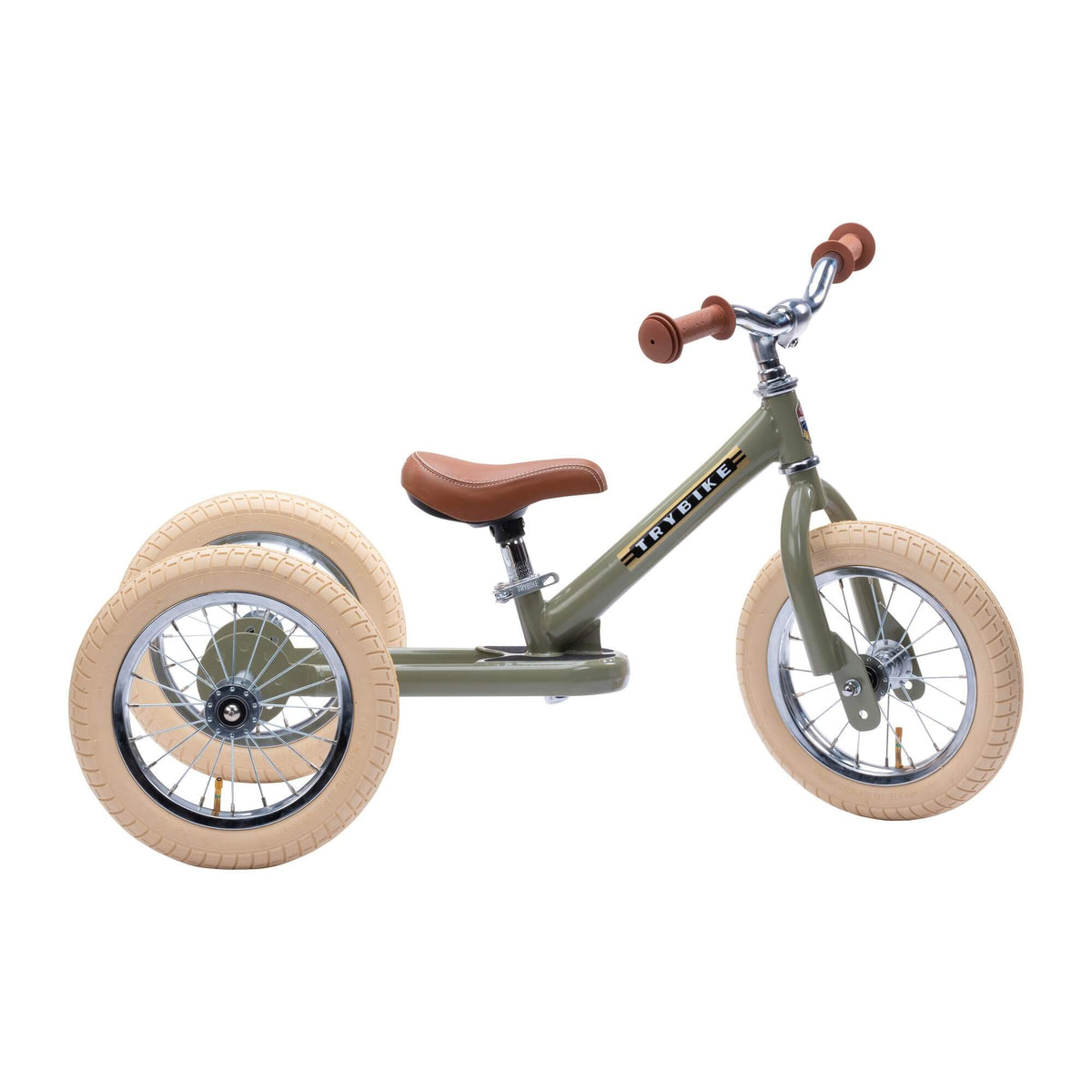 Trybike - Vintage 2 in 1 Trike | Balance Bike - Green