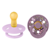 BIBS Pacifier - 2pk Liberty Round | Chamomile + Violet Sky