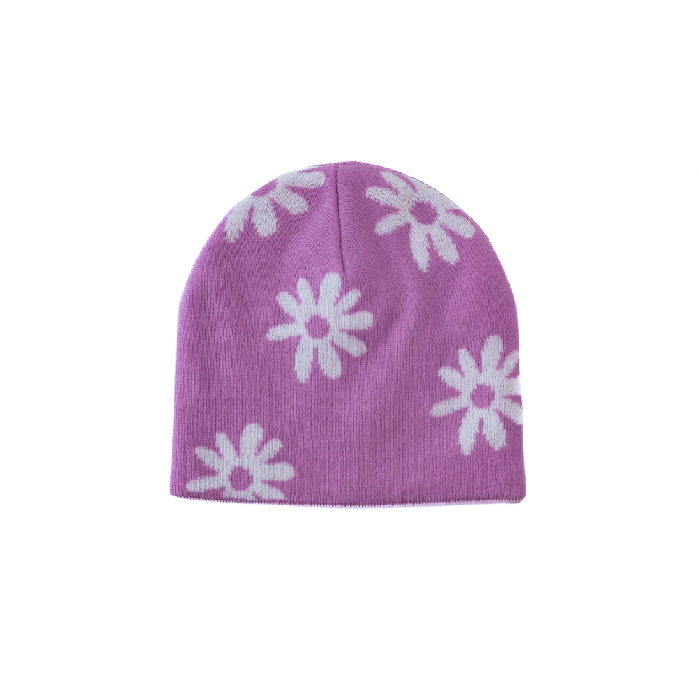 The Girl Club - Daisy Blah Reversible Knit Beanie