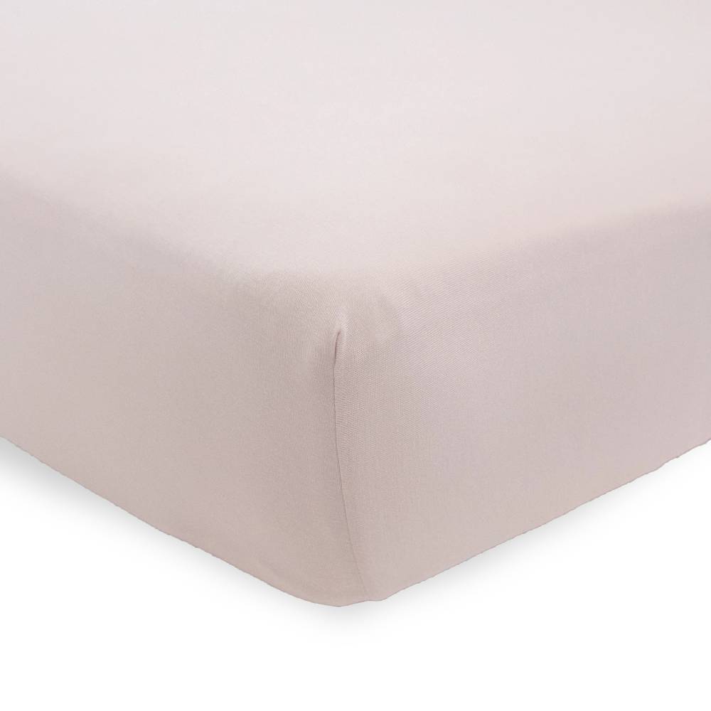 Little Unicorn - Stretch Knit Fitted Cot Sheet | Soft Blush