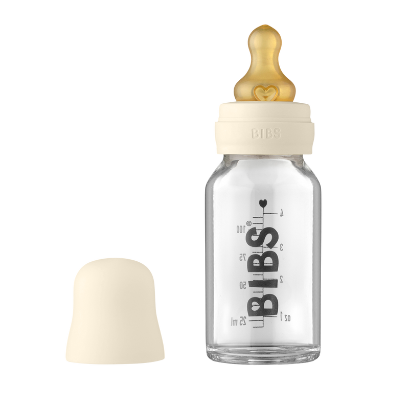 BIBS - Glass Bottle Set - 110ml | Ivory
