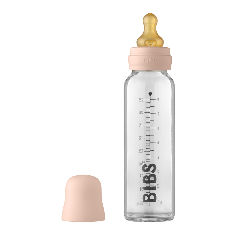 BIBS - Glass Bottle Set - 225ml | Blush