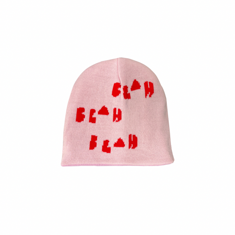 The Girl Club - Daisy Blah Reversible Knit Beanie