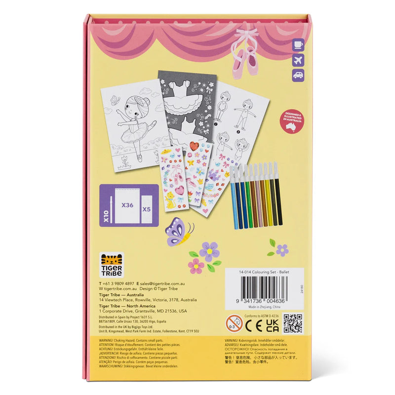 Tiger Tribe - Colouring Set | Ballet