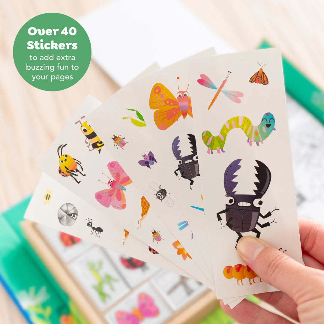 Tiger Tribe - Colouring Set | Backyard Bugs
