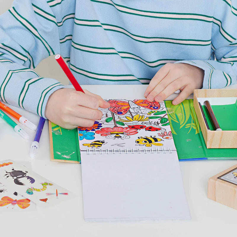 Tiger Tribe - Colouring Set | Backyard Bugs