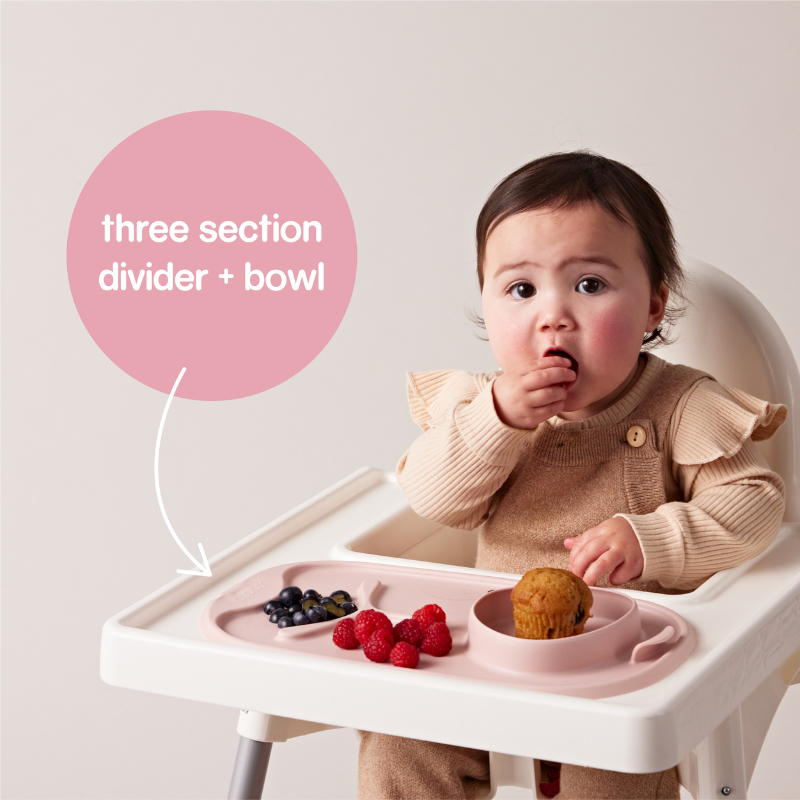 b.box - Roll + Go Mealtime Mat | Blush