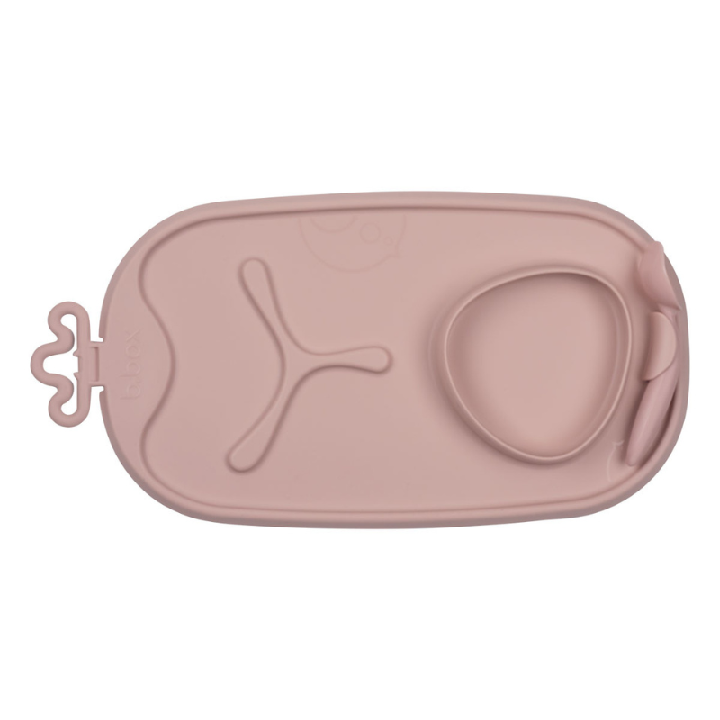 b.box - Roll + Go Mealtime Mat | Blush