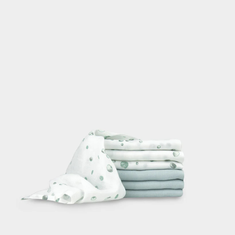 Little Bamboo - Muslin Baby Wash Cloths | 6pk