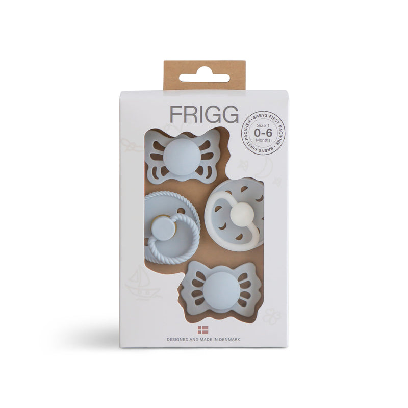 Frigg - Babys First Pacifier Trial Pack | Moonlight Sailing Powder Blue