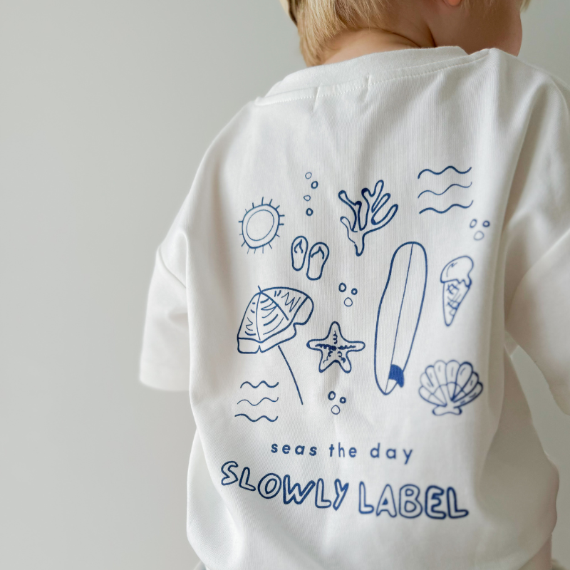 Slowly Label - Seas The Day Tee | Ocean