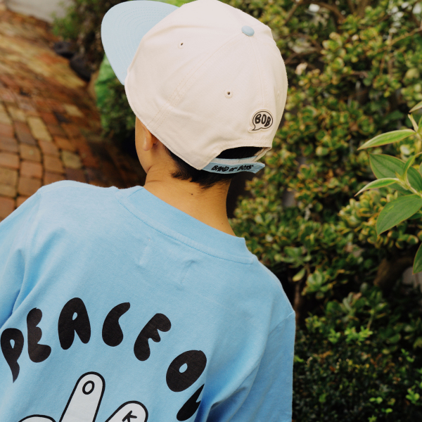 Band of Boys | Peace Out Blue Dip-Dye Tee