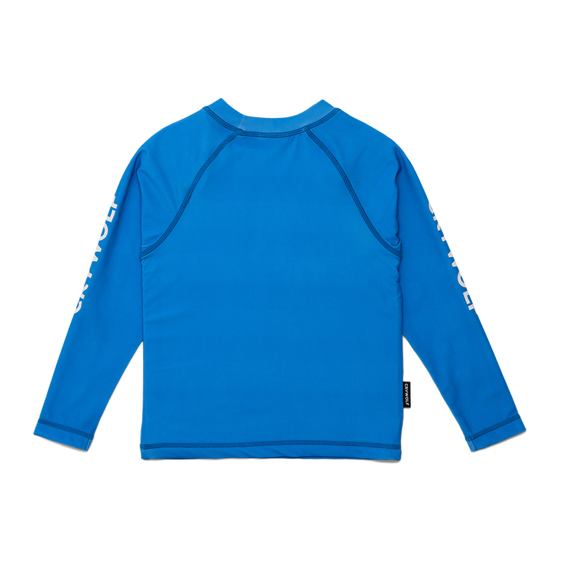 Crywolf - Long Sleeve Rash Vest | Deep Sea Blue