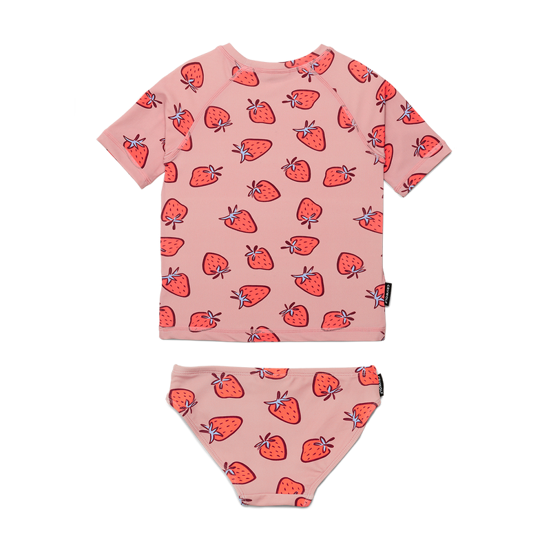 Crywolf - Short Sleeve Rash Set | Strawberry Splash