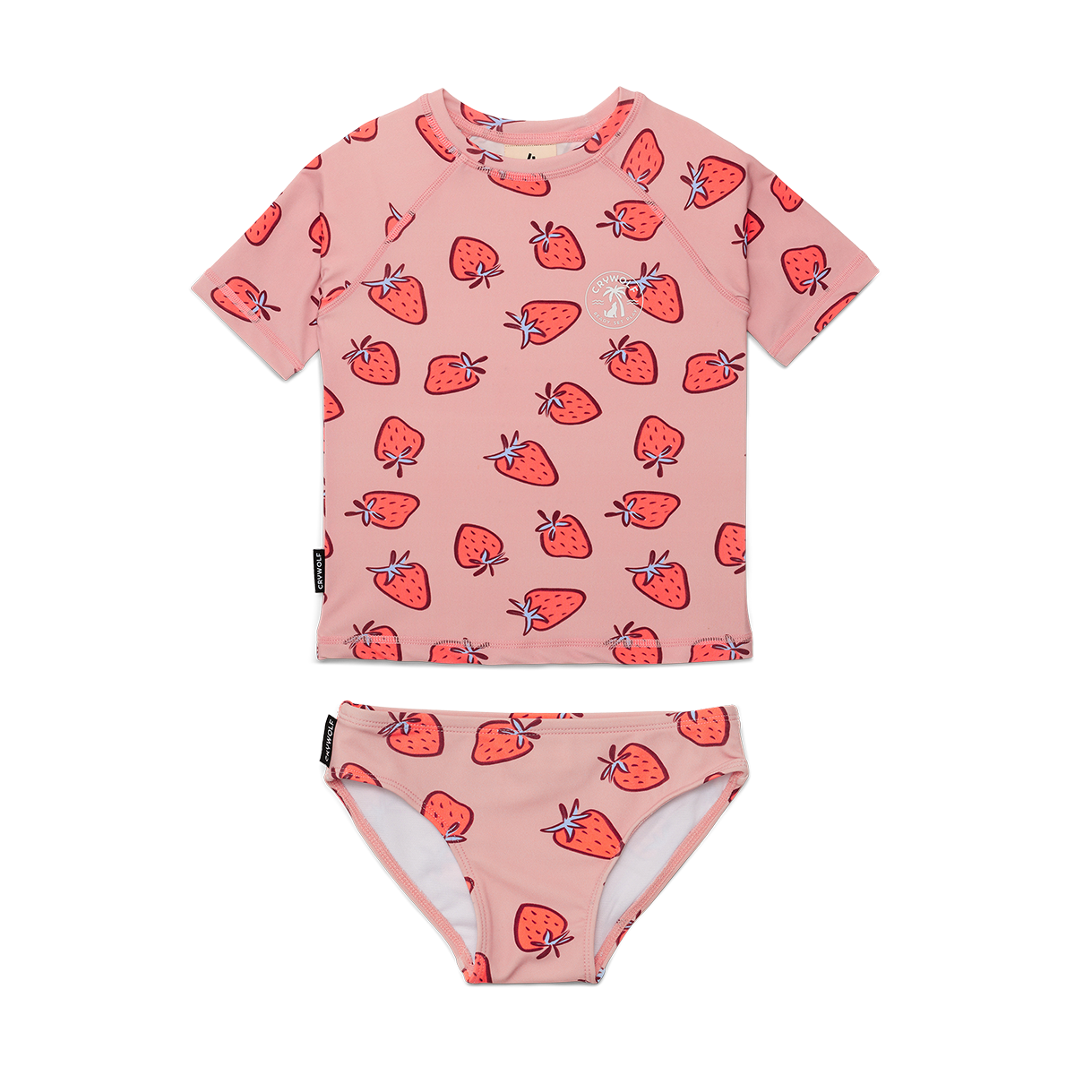 Crywolf - Short Sleeve Rash Set | Strawberry Splash