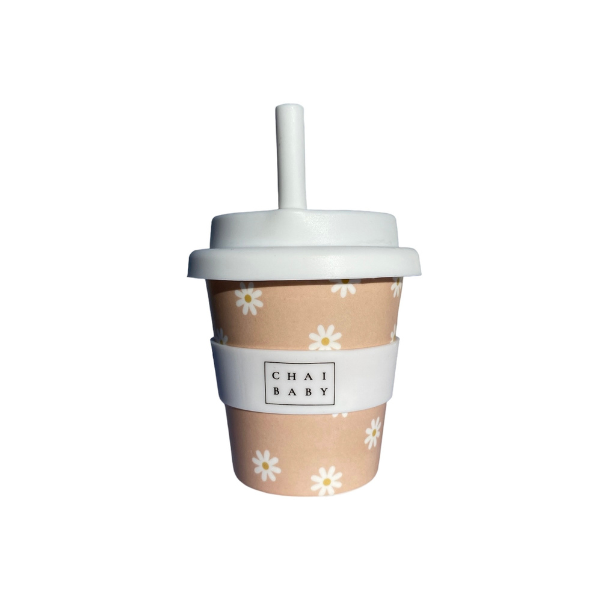 Chai Baby - Baby Reusable Bamboo Fluffy Cup | Natural Daisy