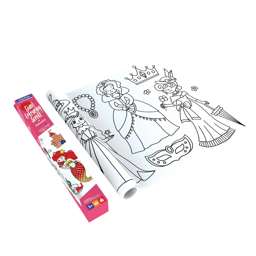 Mier Edu - Giant Colouring Scroll | Princess