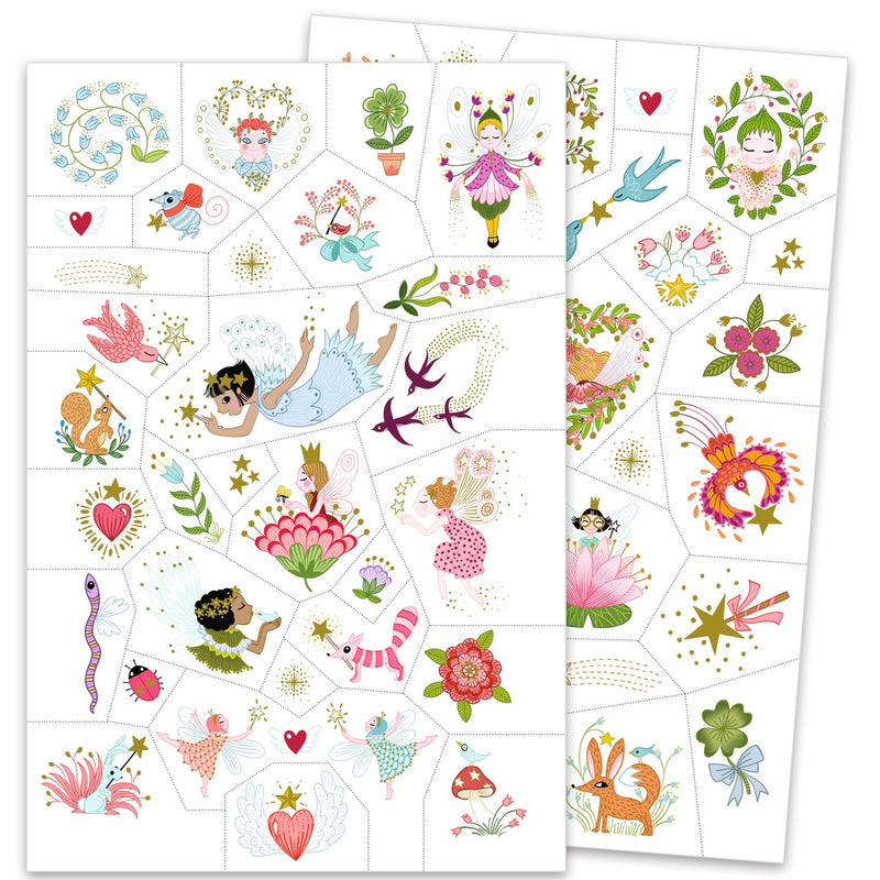 Djeco - Temporary Tattoos | Fairy Friends